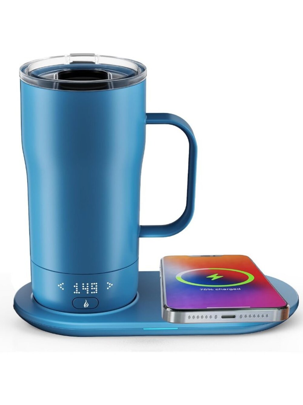 Smart Self-Heating Coffee Mug 18oz with Temperature Control & LED Display